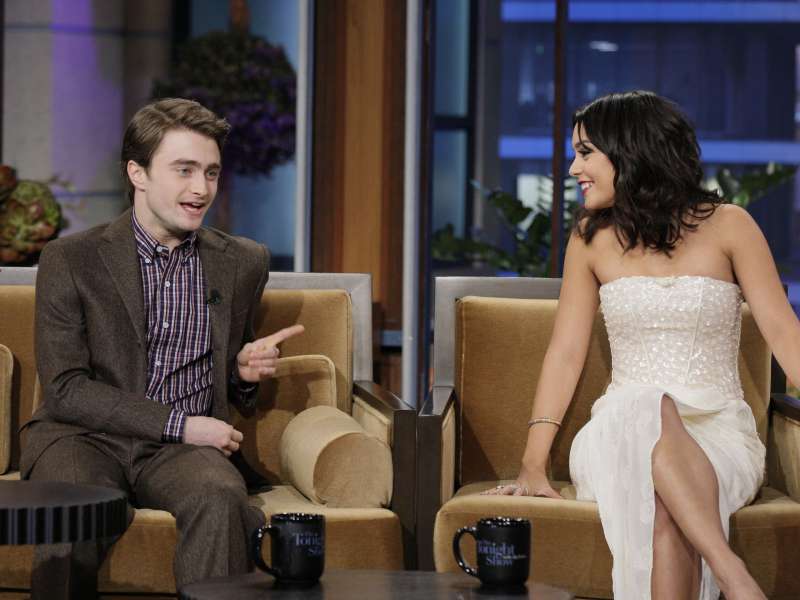 Vanessa Hudgens At Tonight Show With Jay Leno Wallpaper