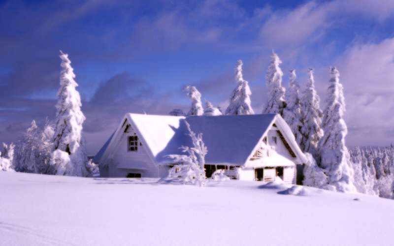 Winter And Snow Scenes Wallpaper
