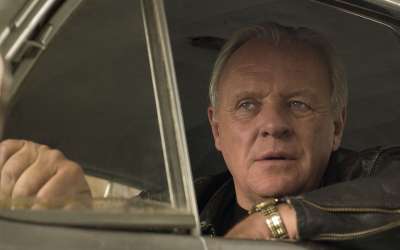 Anthony Hopkins In Car