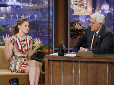 Kristen Stewart The Tonight Show With Jay Leno Appearance In Burbank